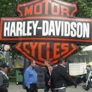 Harley Davidson on My World.